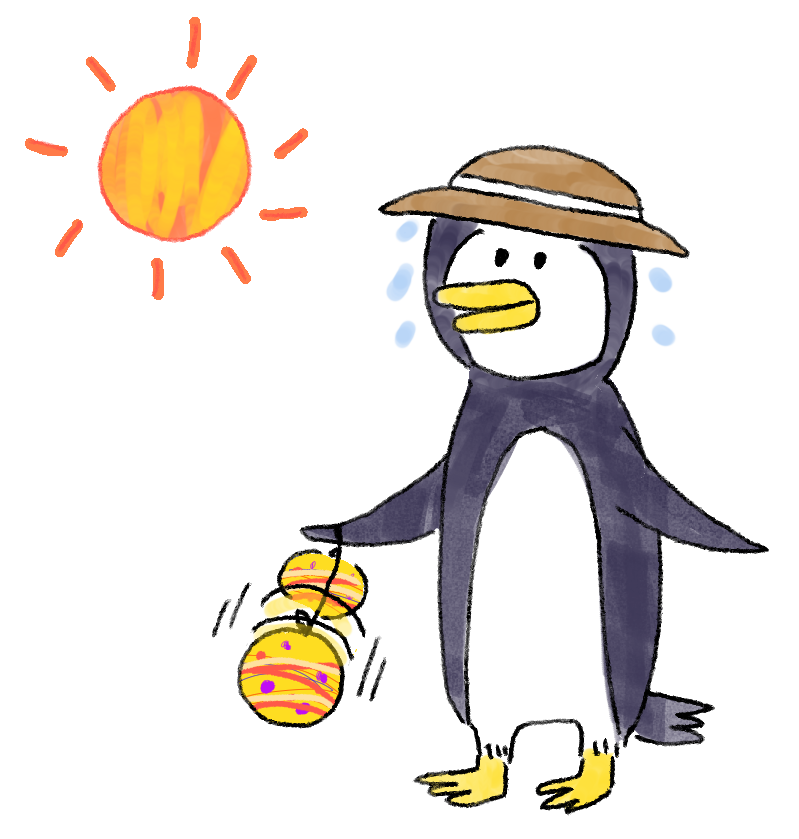 夏のペンギン